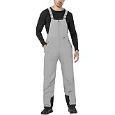 WULFUL Mens Insulated Snow Bibs Waterproof Winter Ski Pants Snowboarding Overalls
