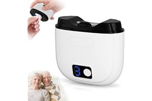 ERDFCV 2025 Upgraded 3-in-1 Electric Nail Clipper for Seniors Adults Kids, Automatic Nail Trimmer with 3 Speeds, LED Light & Nail Debris Storage, Rechargeable Electric Toenail Clipper for Thick Nails