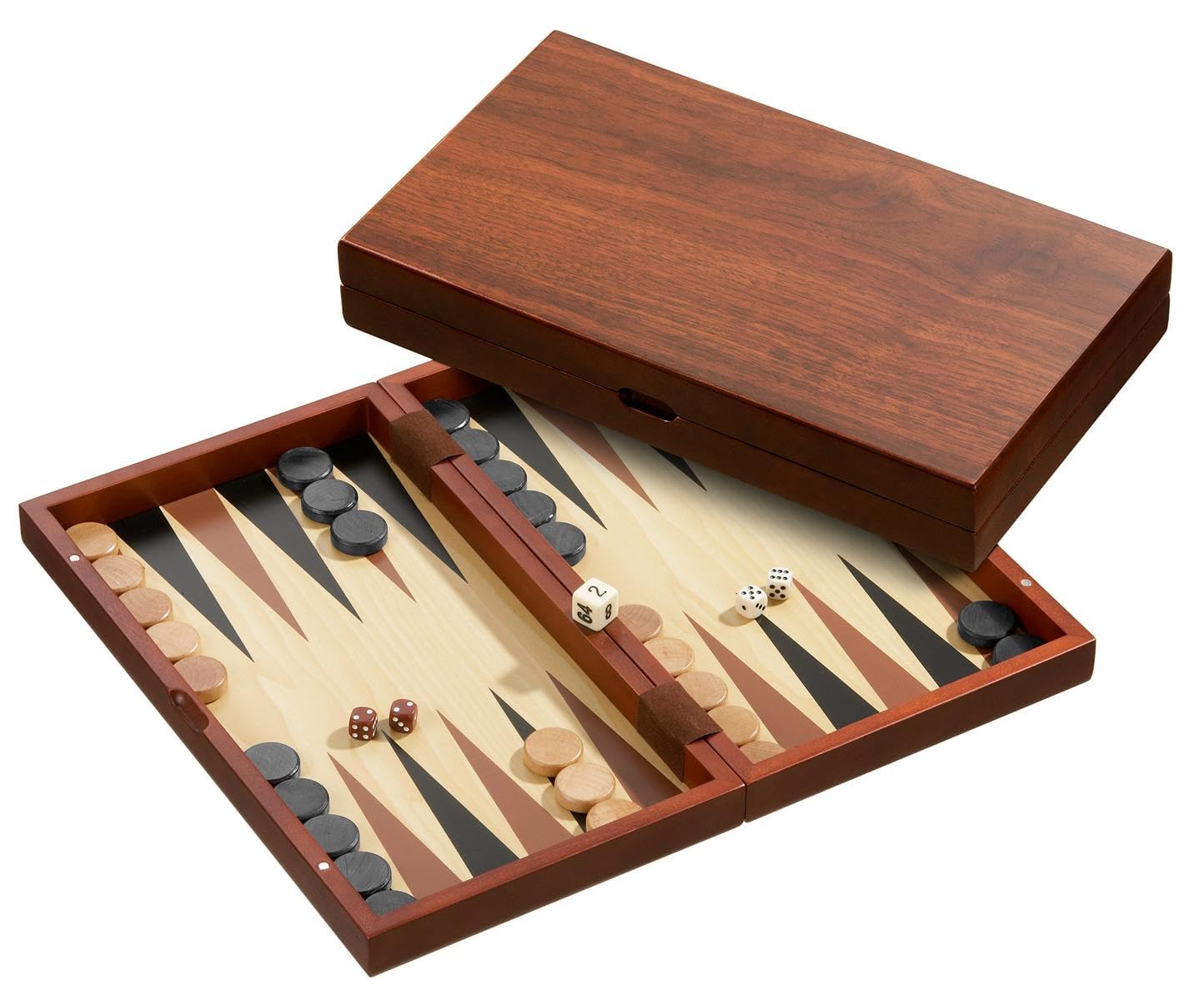 Philos 1133 "Andros" Backgammon with Magnetic Lock (Medium)