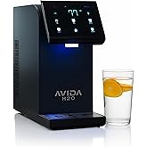 Avida H2O Ultra Instant Hot & Cold Water Dispenser - Bottleless Water Dispenser Countertop, Full Installation Kit, Quiet Multi-Stage Filtration + UV Sterilization - Black