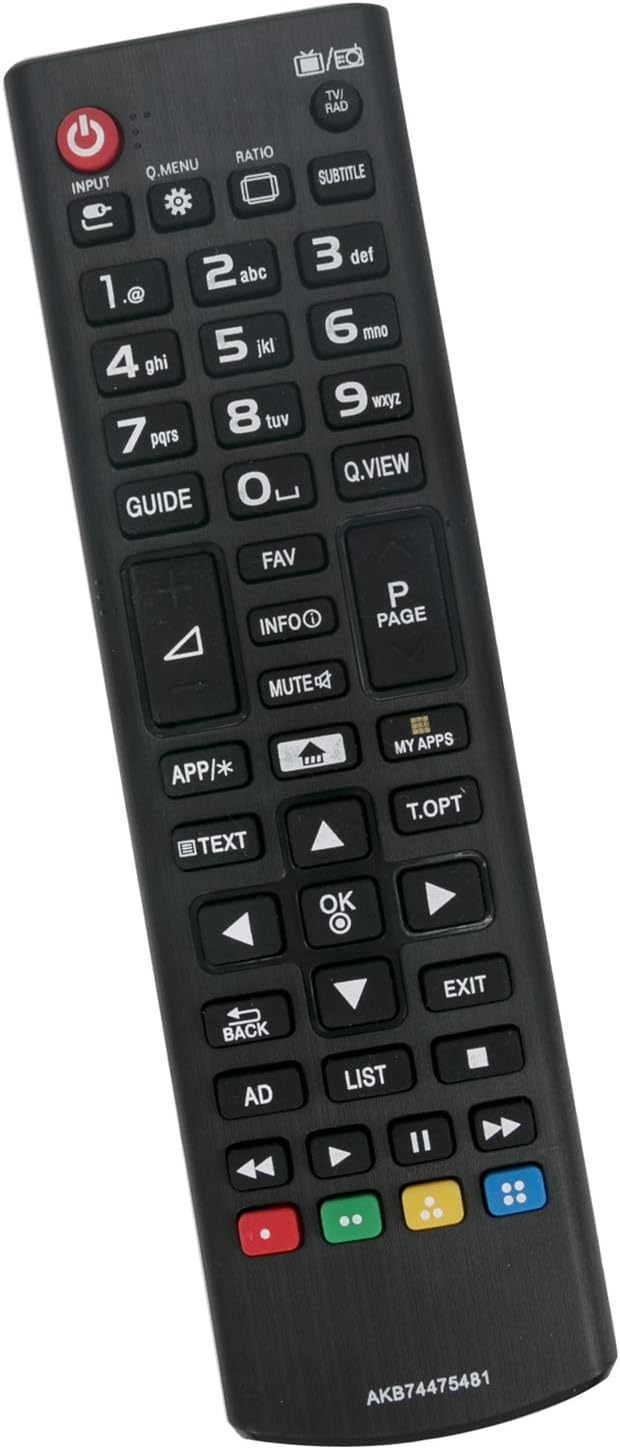 ALLIMITY AKB74475481 Remote Control Replace for LG HD LCD TV 32LF592U 43UF640V 49UF640V 49UF680V 55LF592V 55UF6859 65UH600V 43LH560V 43UF6407 49UF6807 49UF685V 55UF6809 55UF685V