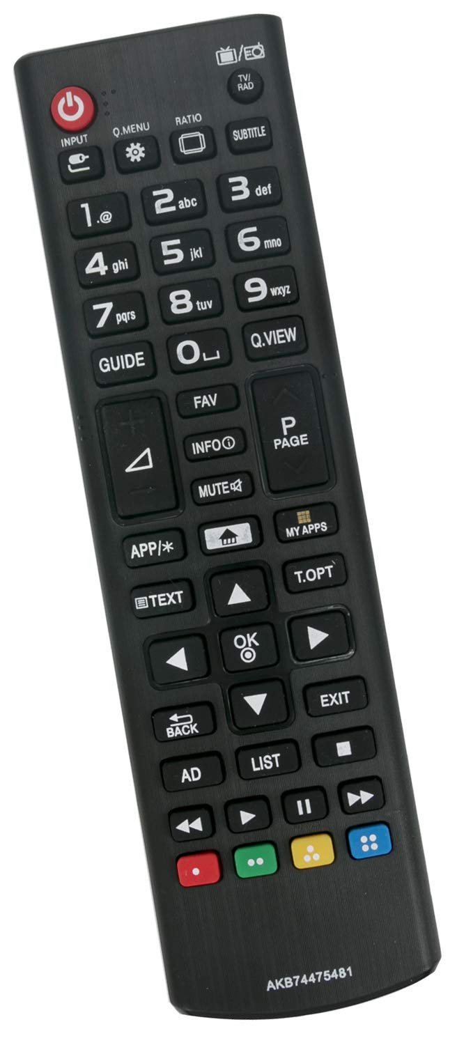 ALLIMITY AKB74475481 Remote Control Replace for LG HD LCD TV 32LF592U 43UF640V 49UF640V 49UF680V 55LF592V 55UF6859 65UH600V 43LH560V 43UF6407 49UF6807 49UF685V 55UF6809 55UF685V