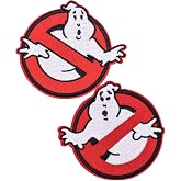 Heiorpai Ghostbusters Movie Embroidered Patch, 2Pcs | The Left and Right Sides, Cool, Iron On or Sew On