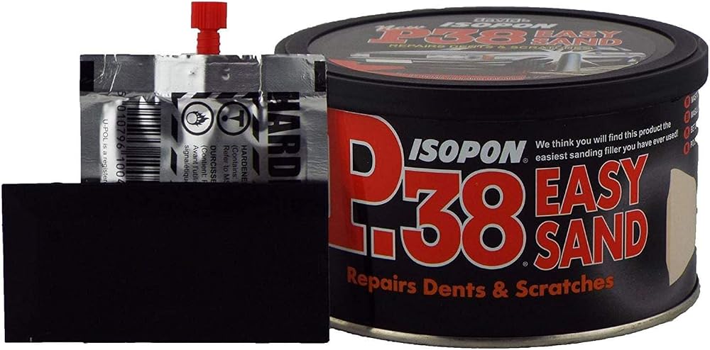 U-Pol P38 Easy Sanding Body Filler 250ml Tin with Hardener