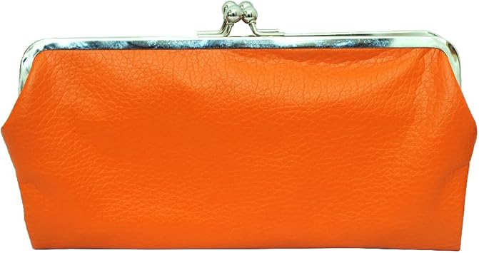 orange clutch bag next