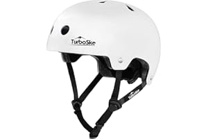 TurboSke Skateboard Helmet, BMX Helmet, Multi-Sport Helmet, Bike Helmet for Kids, Youth, Men, Women