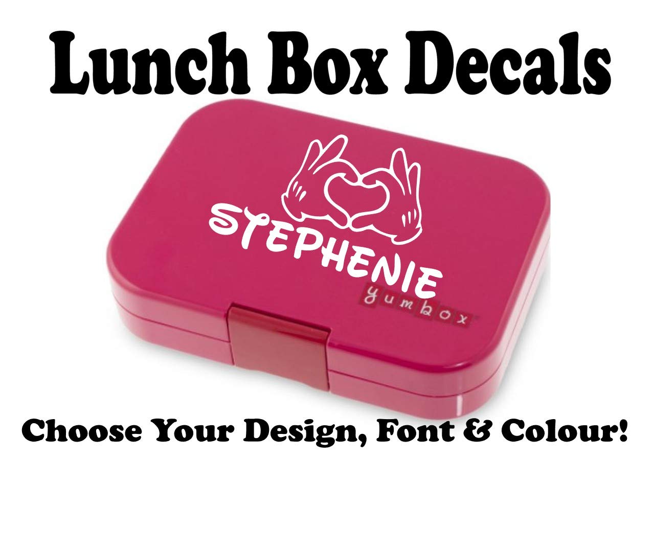 Lunch Box Decals Amazon.ca Handmade