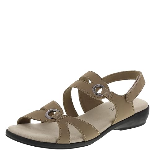 Comfort Plus By Predictions Women S Peggy Strappy Sling Tan 8 5 C