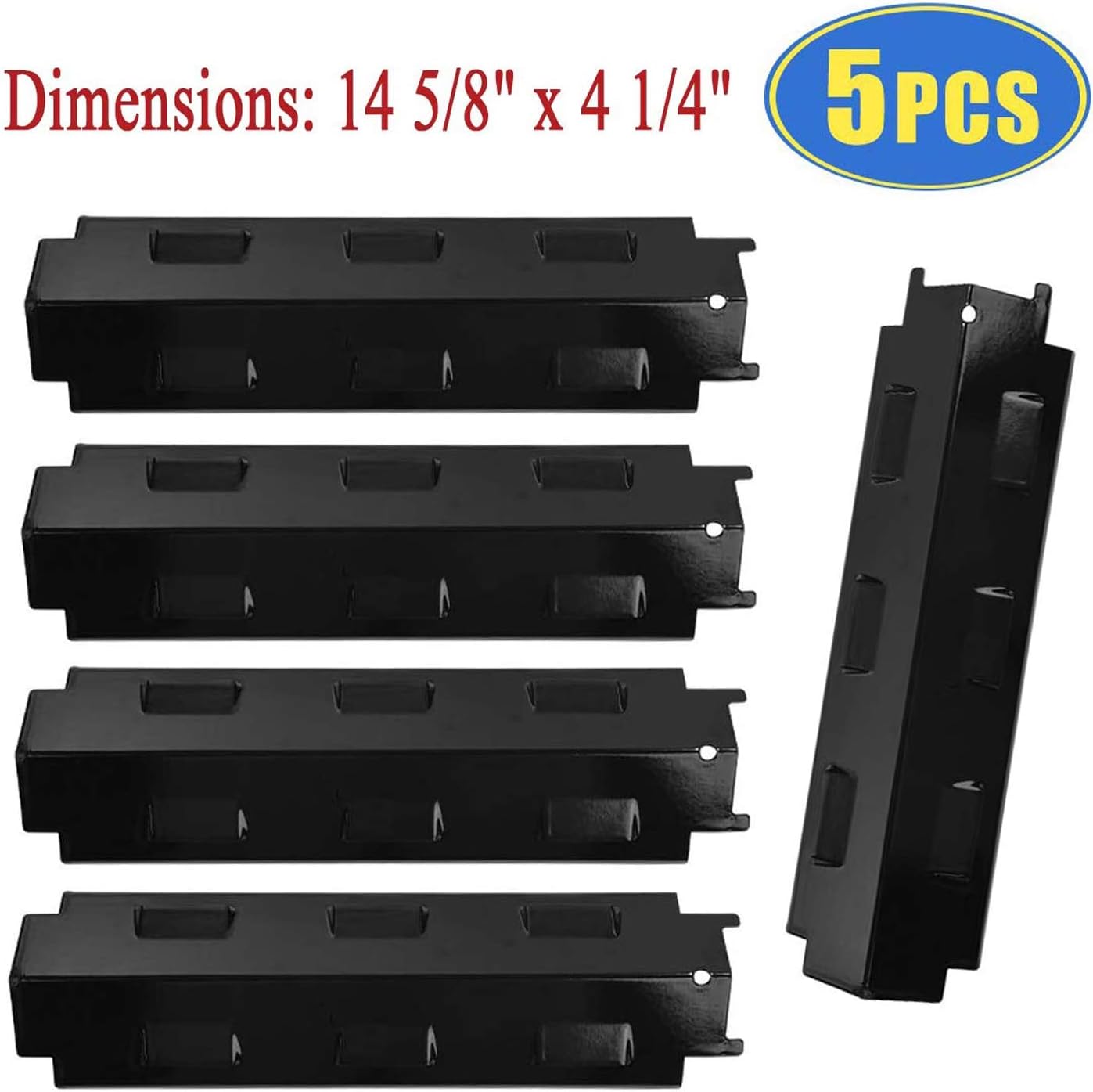 Heat Tents for Charbroil Char Broil 463230515, 463230512, 463230513, 463230514, 463239915, 463230511 Grill Replacement Parts, Heat Shield Burner Cover Flame Tamer Replacement for Kenmore, Master Chef