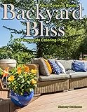 Adult Coloring Books Backyard Bliss: 48 grayscale coloring pages of backyards with swimming pools, patios, outdoor furniture, gardens, gazebos, blissful relaxing views by Kimberly Hawthorne