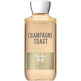 Bath & Body Works Champagne Toast Body Wash, Nourishing Cleanser with Pro-Vitamin B5 & Aloe, Bubbly Champagne & Sparkling Berry Scent, Gentle for Daily Use, 10 fl oz - 1 Pack