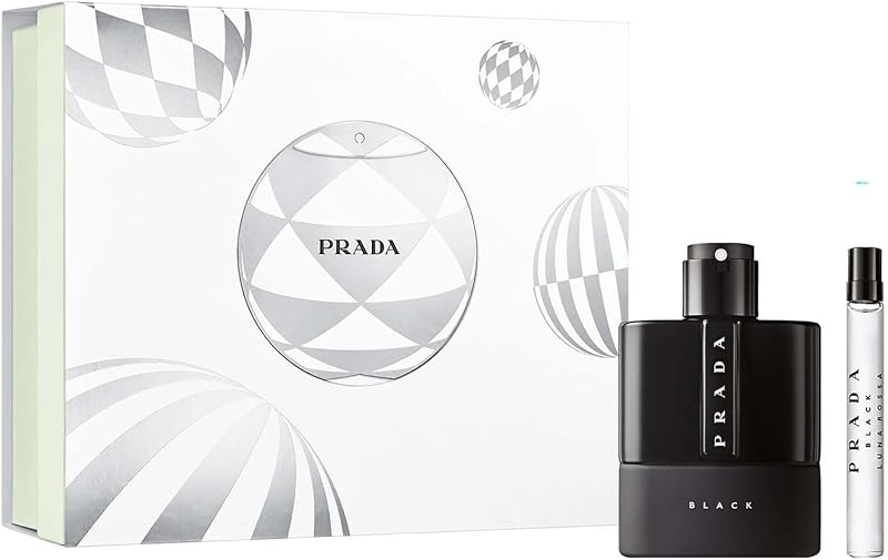 Prada Luna Rossa Black Eau de Parfum 100ml Gift Set with 10ml Travel Spray 2023