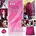BERINA A24 PERMANENT HAIR DYE COLOR CREAM MAGENTA FASHIONS PUNK STYLE