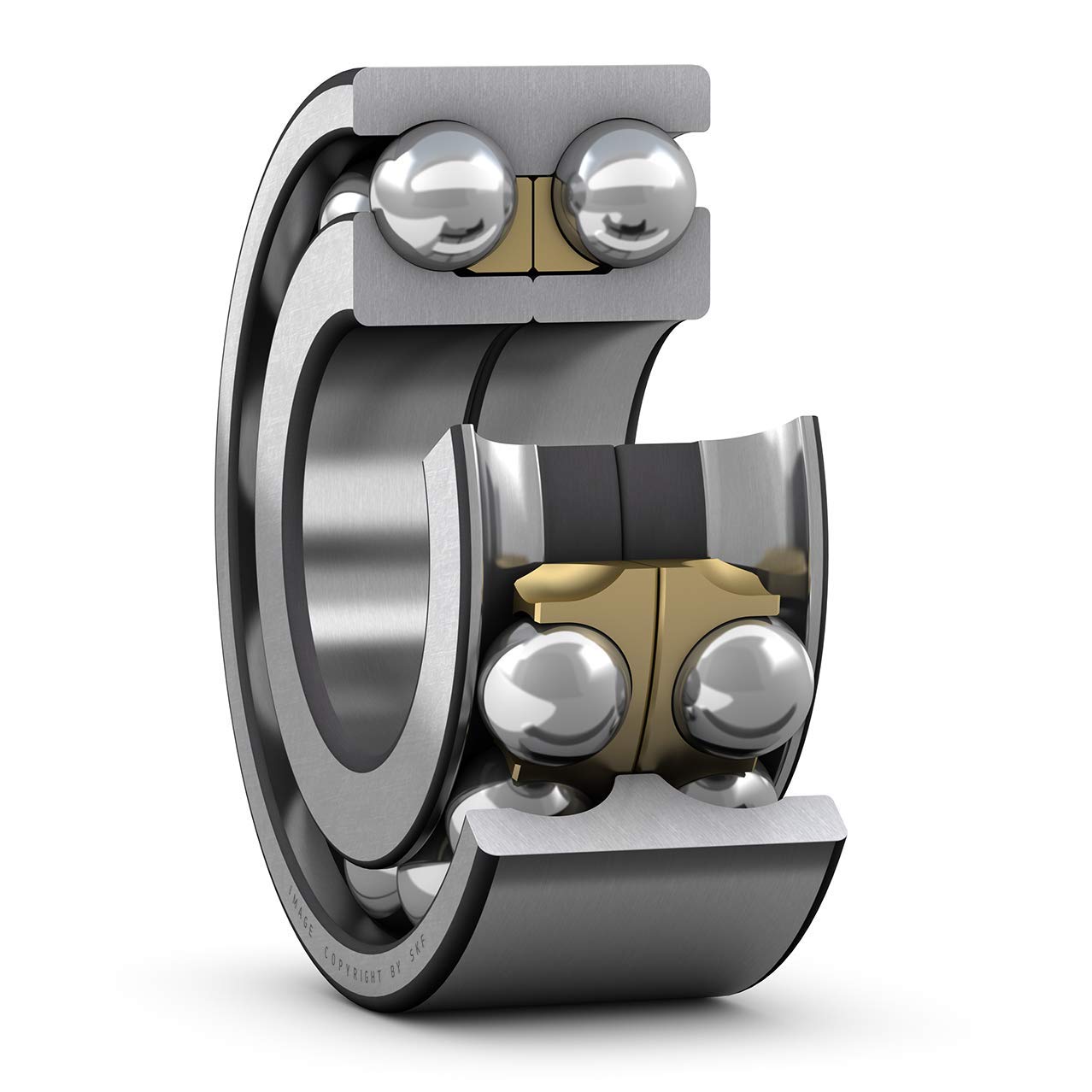 SKF 3308 DMA Angular Contact Radial Ball Bearing, steel