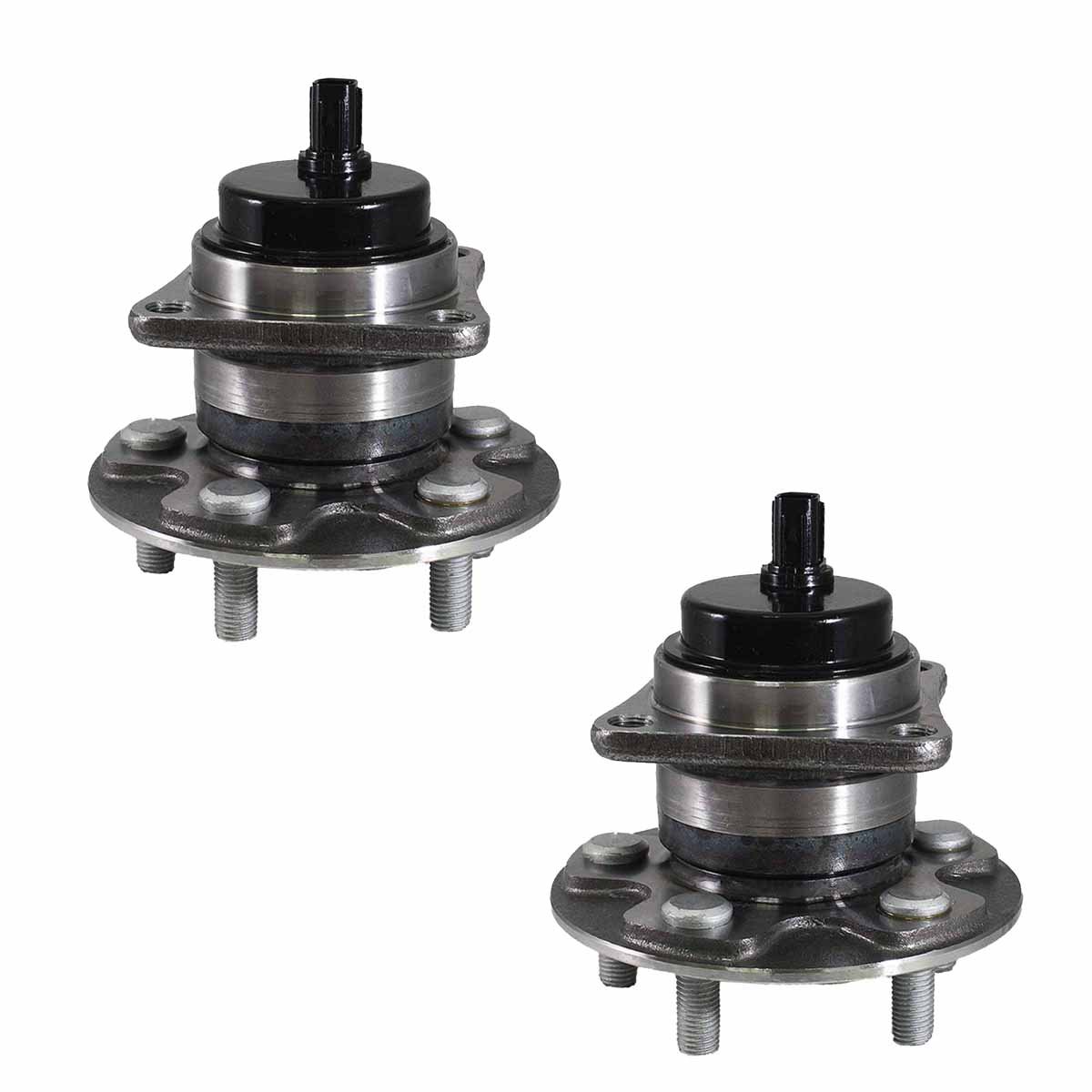 And Hub (5 09-17 Brand Lug) HU512403 Fit x Side PONTIAC (Pair) VIBE, Bearing  Wheel COROLLA, 09-10 New Right TOYOTA 2 Rear Assembly Left 09-14 MATRIX