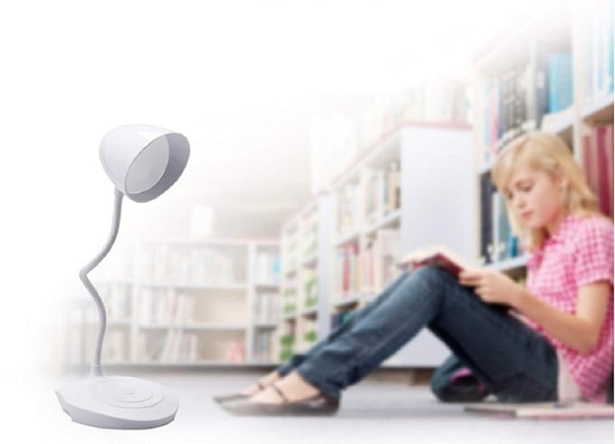 Velkro Touchswitch Desk Lamp Eye Protection Desk College Lamp - White