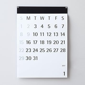 Amazon 壁かけカレンダー 2017 Pocket Wall Calendar ブラック Amazon 壁かけカレンダー 2017 Pocket Wall Calendar ブラック