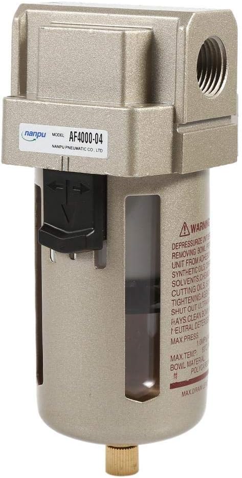 Separatore Acqua Compressa Con Filtro 1/4" | Filtro Aria Compressa Per Compressori | Rimozione Olio E Umidità - Foto 3