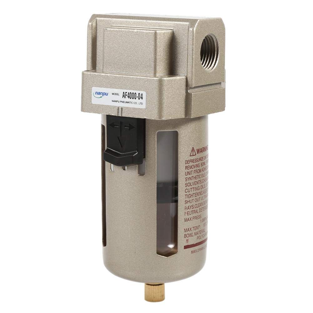 Photo 1 of Moisture Trap Air Filter, 1/2 Inch Air Filter Compressor Water Moisture Trap Separator Regulator Accessories, Air-Compressor Accessories Parts