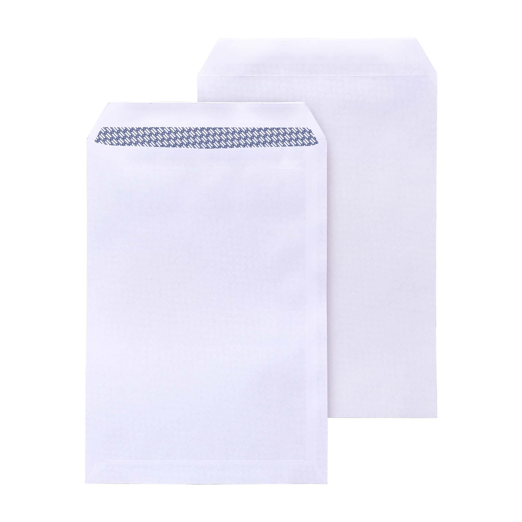 Pukka Pad, Pukka Post C5 Self Seal Envelopes – 32.4 x 22.9cm – Perfectly Sized for Greeting Cards, Invitations, or A4 Papers Folded in Half – Pack of 50, White