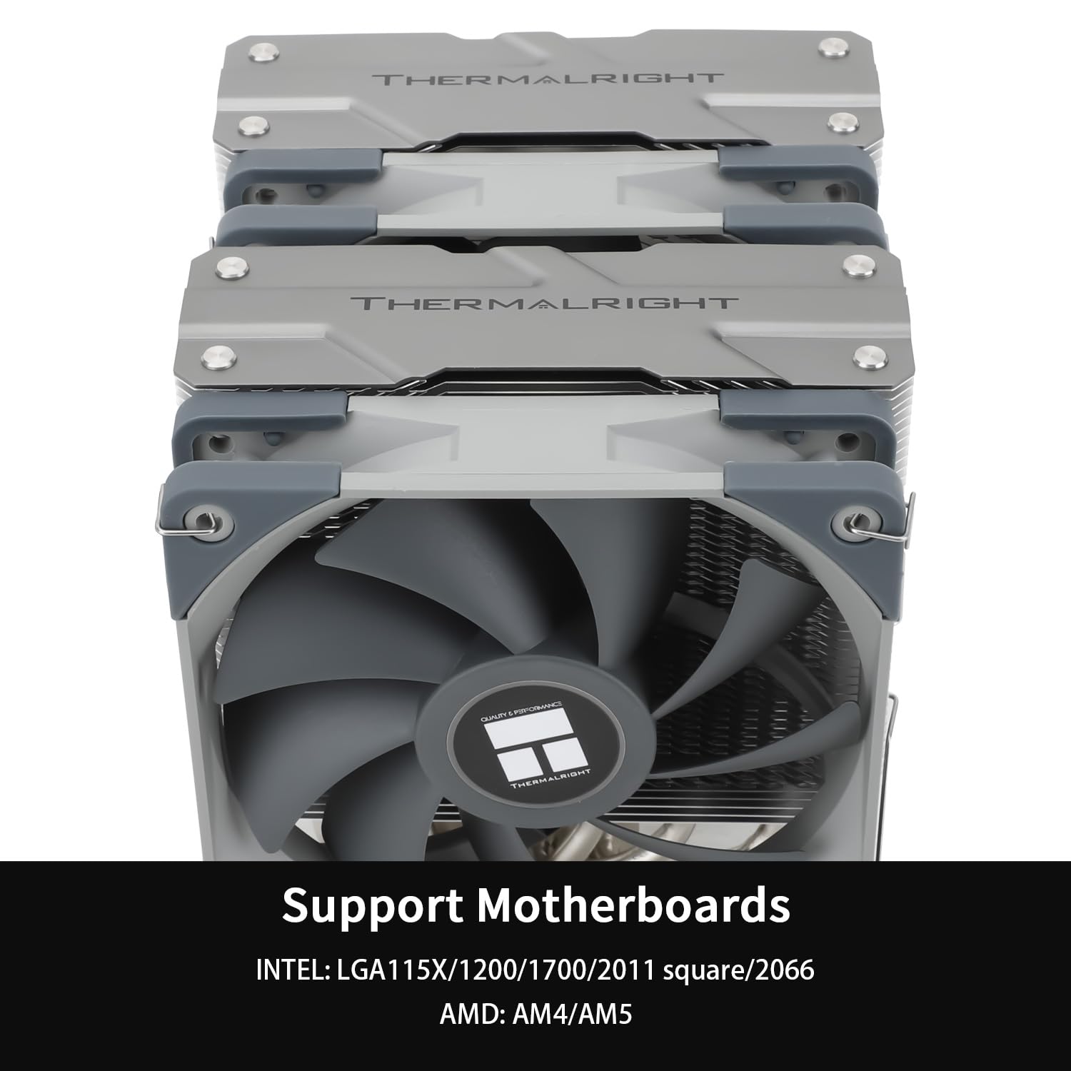 Thermalright Peerless Assassin 120 CPU Air Cooler, 6 Heat Pipes, Dual 120mm TL-C12 PWM Fan, Aluminium Heatsink Cover, AGHP Technology, for AMD AM4/AM5 Intel LGA 1700/1851/115X/1200/2011/2066 (PA120)