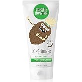 Fresh Monster Kids Hair Conditioner, Toxin-Free, Hypoallergenic & Natural, Hair Conditioner for Kids, Coconut (6oz)