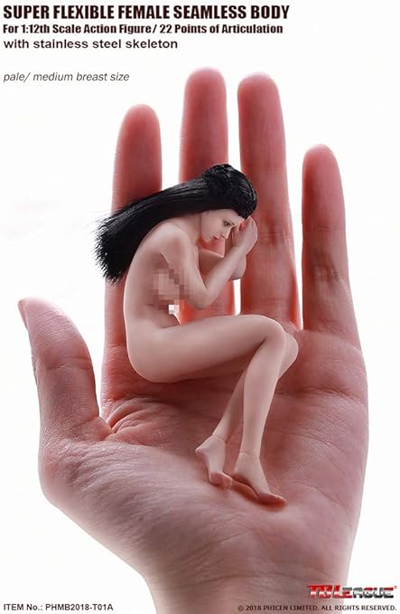 seamless female action figure