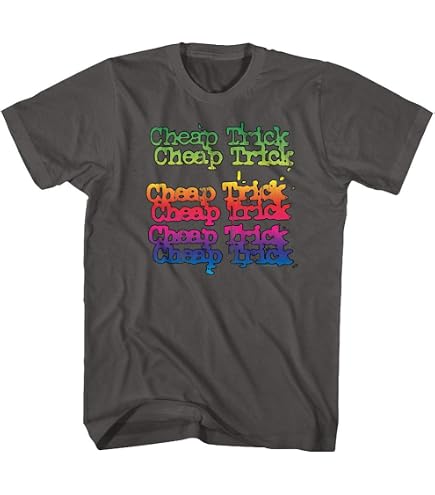 Amazon.com: American Classics Cheap Trick x 3 Repeat Logo Rock T