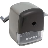 Swordfish 'Curve' Desktop Manual Pencil Sharpener 8-12mm ref 40103