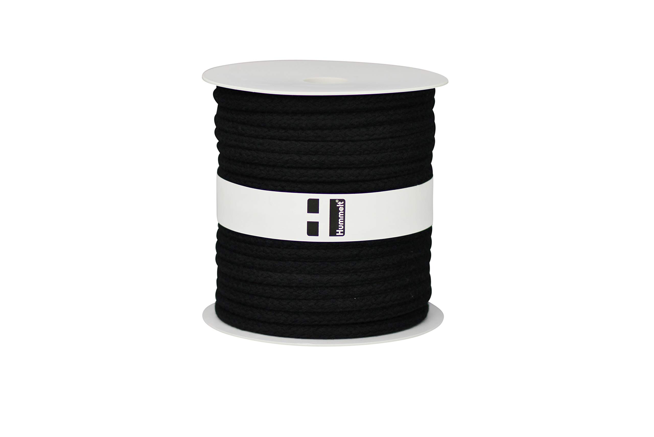 Hummelt® SilverLine Rope Cotton Rope Cotton Cord (H) 8 mm 40m Yellow, Pink, Purple, White, Light Blue, Dark Blue, Black Natural (Beige). On roll