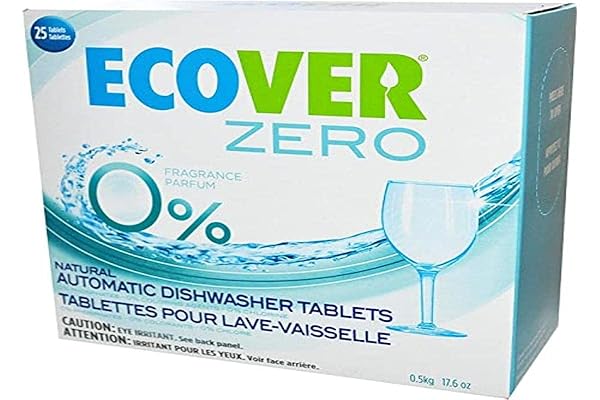 ECOVER DISH WASH AUTO TAB ZERO, 17.6 OZ