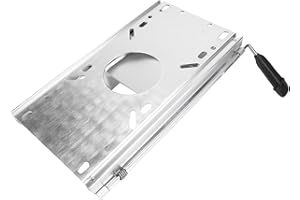 Acouto Durable Aluminum Alloy Boat Slider Standard 5.3 5.3 Inch Bases, Compact Marine Slide with Handle, 14CM Enhanced Comfor