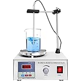 Vevitts Lab Magnetic Stirrer 110V Hot Plate Magnet Stirrer Magnetic Mixer Magnetic Stirring Mixer with Digital Temperature Di