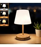 Cordless Rechargeable Table Lamp – 4000mAh Battery, Stepless Dimming, Touch Control & Smart Memory, Portable LED Lamp For Bedroom, Living Room, Patio