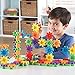 Learning Resources Gears! Gears! Gears! Deluxe Building Set, Gear Toy, 100 Pieces, Ages 4+, Multicolor, Model Number: LSP9162-AMZ