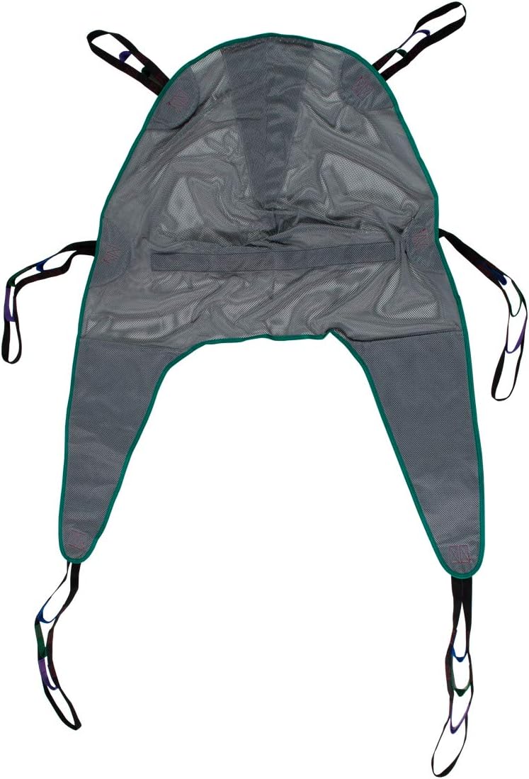 Patient Aid Universal Mesh Bath Patient Lift Sling with Head Support, Divided Leg Shower Sling, (Small): Health & Personal Care