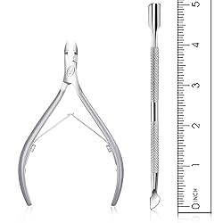 Cuticle Trimmer with Cuticle Pusher - Cuticle