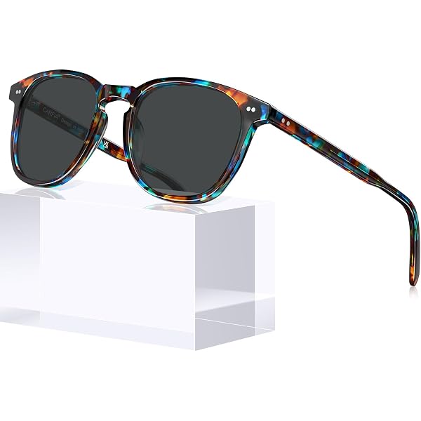 Amazon.com: CARFIA Retro Acetate Womens Polarized Sunglasses  display picture 3