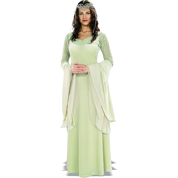 Amazon.com: pagoaxn Galadriel Costume for Women Ring of Power Lady Galadriel  Elf Cosplay Dress Green with Headpiece for Halloween (Green, X-Small) :  Clothing, Shoes & Jewelry