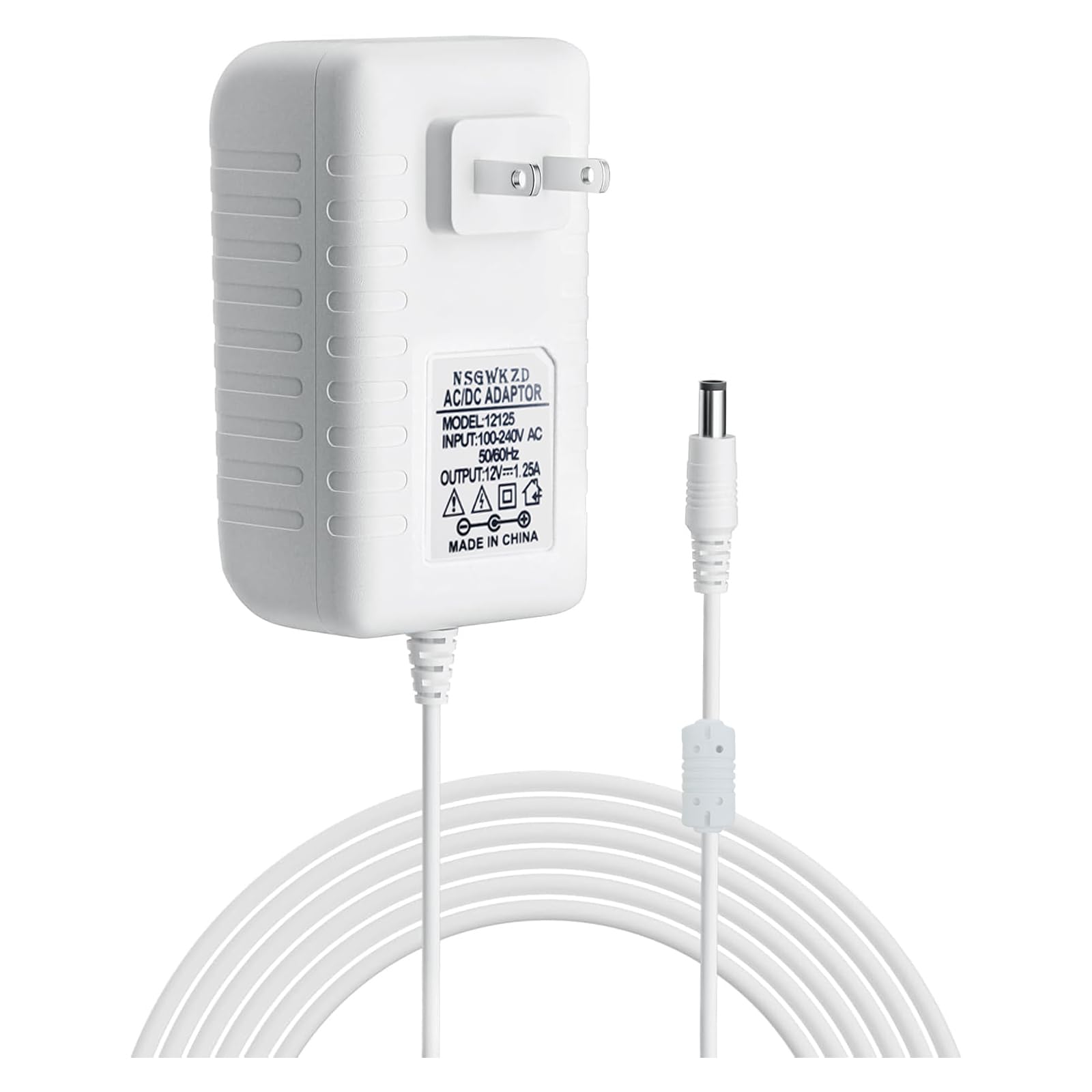 Photo 1 of 15W Power Cord Replacement for Echo Show 5 1st gen / 2nd gen, Alexa Dot 3rd Generation/5th Gen/4th Gen/Kids Edition, Pop Charger Adapter Plug, White
