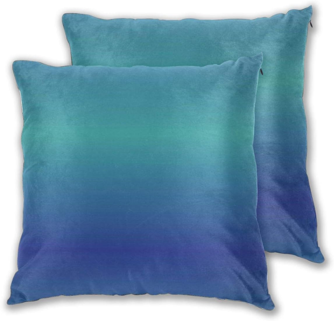 YIYEE Modern Blue Ombre Pillowcase Throw Pillow Case Cushion Cover Home Decorative