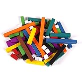 hand2mind Plastic Cuisenaire Rods Individual Set, Math Manipulatives, Montessori Math Rods, Math Counters, Math Blocks, Counting Blocks, Montessori Math, Fraction Bars, Number Rods (Set of 74)