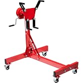 SUNEX TOOLS 8300GB, Foldable Engine Stand, &frac12; Ton Capacity, Self-Locking Worm Drive Gearbox, Foldable, Adjustable, Caster Wheels, Four Wheel Base