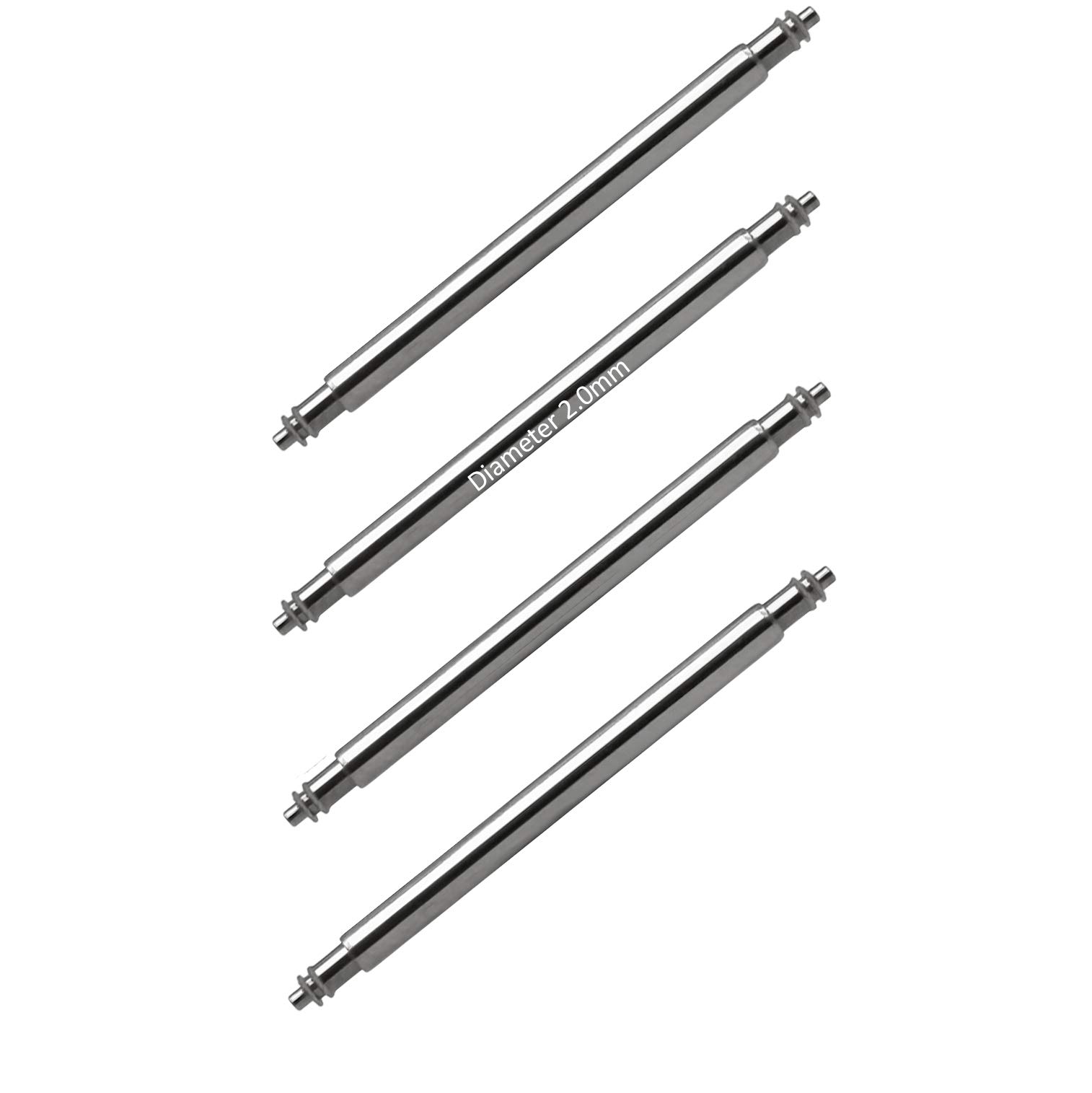 masar 18mm Ø 2,0mm X 2 Premium Spring Bars for Watch Diameter 2mm 18 mm X 4