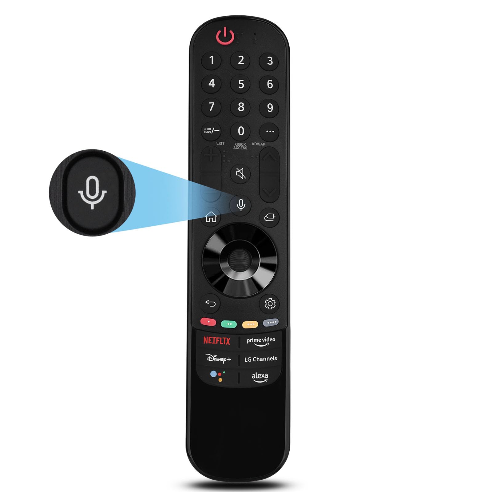 Photo 1 of for LG Smart TV Remote Control,Magic Remote AN-MR32GA/22GA/21GA with Voice and Pointer Function,Compatible for 2019-2023 LG WebOS,OLED,QNED,NANOCell,4K,8K etc.AKB76039902,2 Year Warranty