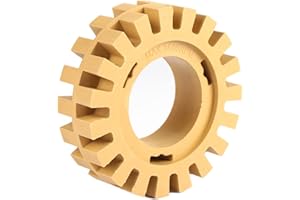 4-Inch Decal Eraser Wheel, 100mm Rubber Wheel for Drilling, Decal Remover Eraser with Zigzag Teeth Shape, Multi-Purpose Rubbe