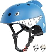 XJD Kids Helmet Shark XS CE Certified Adjustable Helmet for Bikes Skateboard