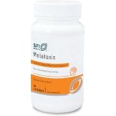 Klaire Labs SFI Health Melatonin Lozenge, 60 Dissolvable Tablets | Fast-Dissolving, Quick Release 1 Milligram Melatonin Tablets for Men &amp; Women with Natural Cherry Flavor