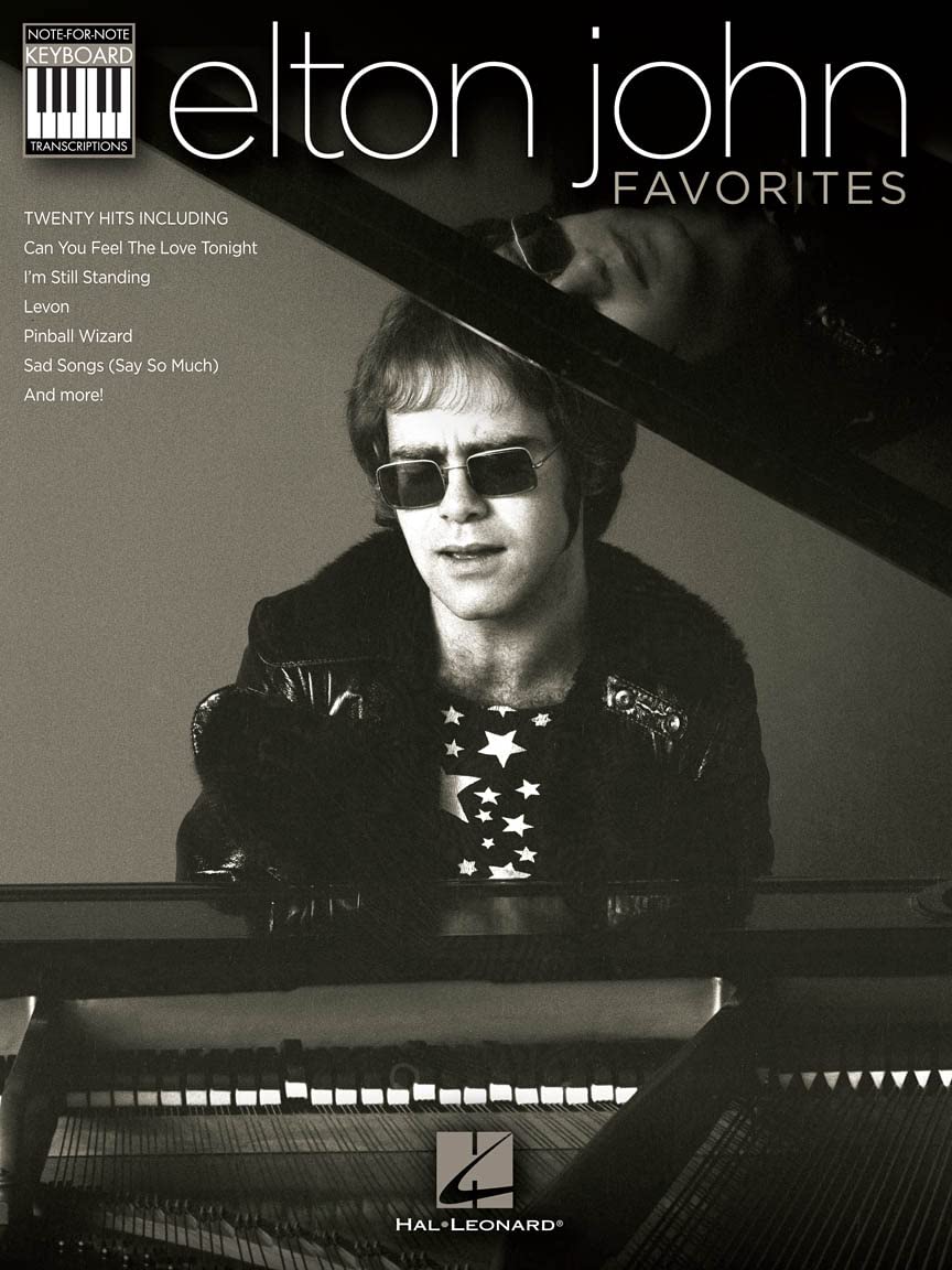 Elton John: Favourites: Note-For-Note Keyboard Transcriptions (Keyboard Recorded Versions)