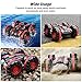 Flyglobal Waterproof RC Cars 4WD, Amphibious Remote Control Car Boat Truck Vehicles 2.4Ghz Off Road Water and Land Double Sided Rotate, 360 Degree Spins and Flips Car Summer Toys for Kids Boys, Red